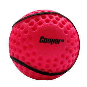 Cooper Dimpled Wall Ball Pink/Orange/Yellow Sliotar
